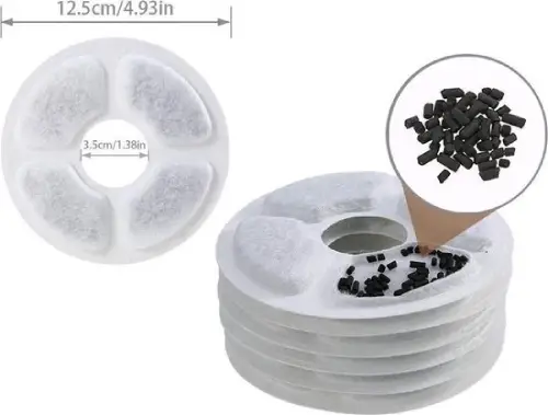 Drinkfilter - Fontein - Filter - Navulling - Filters - Hond - Kat - Dier - 12 stuks - Afbeelding 5