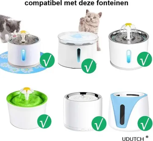Drinkfilter - Fontein - Filter - Navulling - Filters - Hond - Kat - Dier - 12 stuks - Afbeelding 2